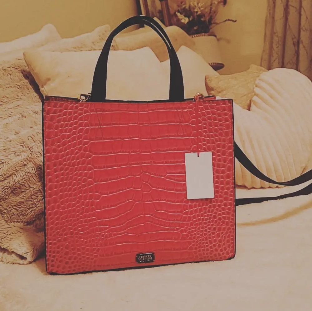 Genuine Italian leather Frances valentine crossbody handbag